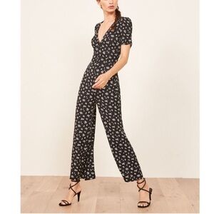 REFORMATION France Floral Jumpsuit